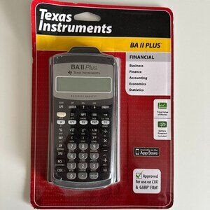 NWT Texas Instruments BA ii Plus Financial Calculator